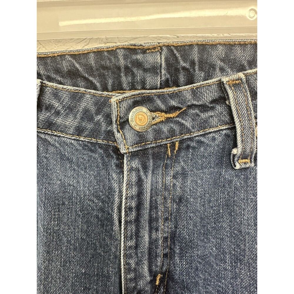 Carhartt WomensJeans Size 10 34 Workwear WB160 Denim Blue Medium Wash 10x34 - Picture 4 of 10